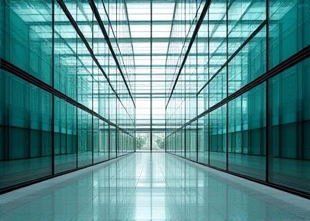 Abstract view of efficient industrial process